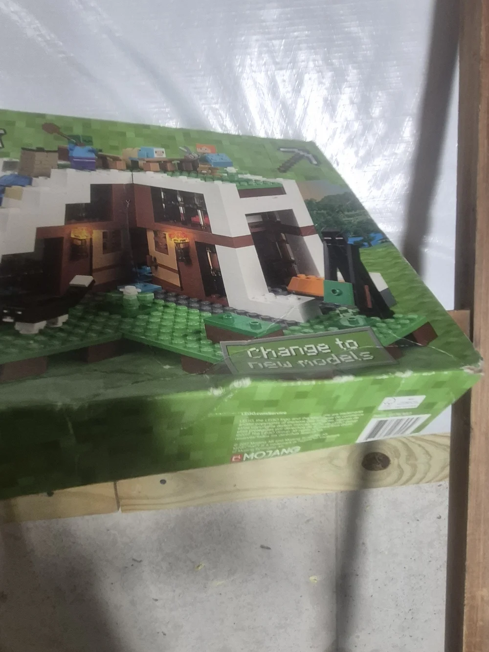 LEGO Minecraft The Waterfall Base Kids Toy Set - Green/Blue #21134